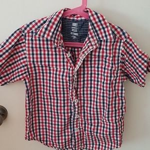 Faded Glory plaid button down shirt